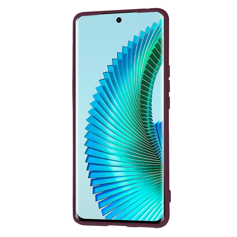 Husa silicon Honor Magic6 Lite Techsuit SoftFlex, bordo