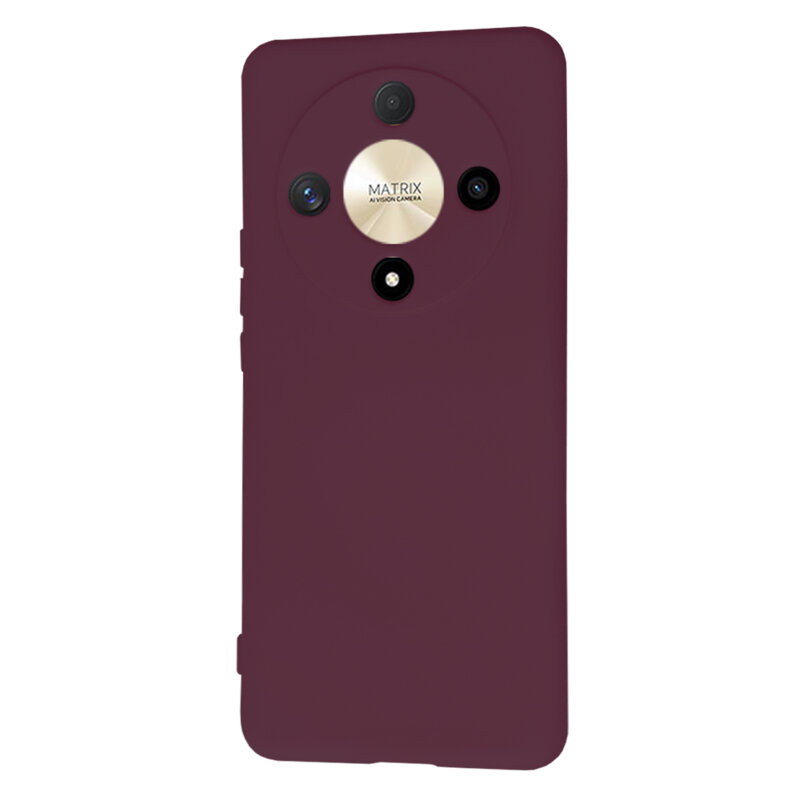Husa silicon Honor Magic6 Lite Techsuit SoftFlex, bordo