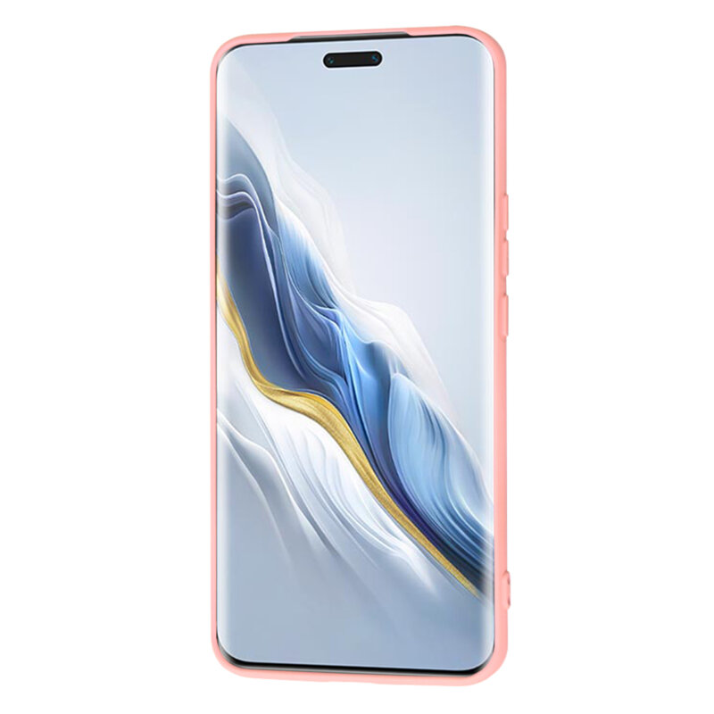 Husa silicon Honor Magic6 Pro Techsuit SoftFlex, roz