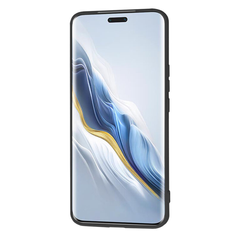 Husa silicon Honor Magic6 Pro Techsuit SoftFlex, negru
