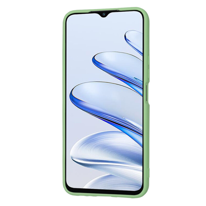 Husa silicon Honor 70 Lite Techsuit SoftFlex, verde deschis
