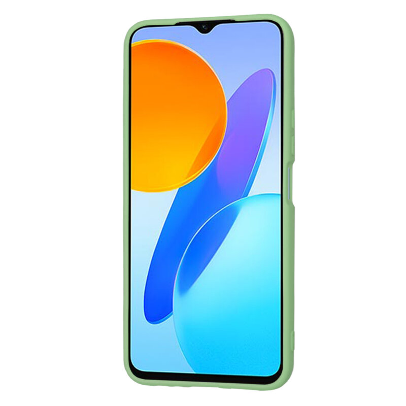 Husa silicon Honor X8 5G Techsuit SoftFlex, verde deschis