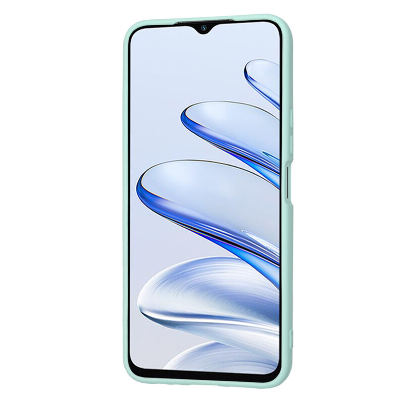 Husa silicon Honor 70 Lite Techsuit SoftFlex, turcoaz