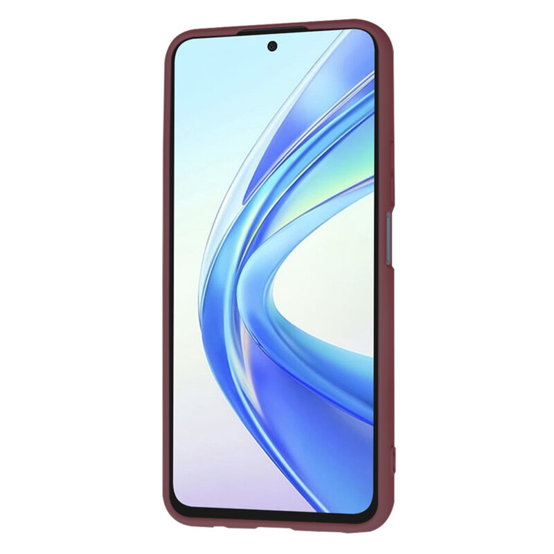 Husa silicon Honor X7b Techsuit SoftFlex, bordo