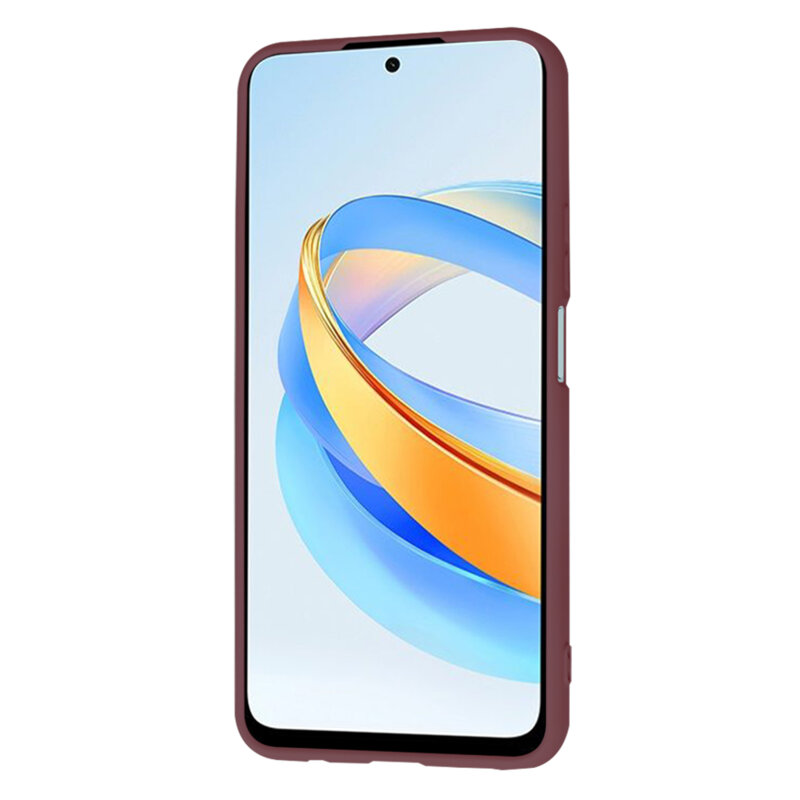 Husa silicon Honor X7b 5G Techsuit SoftFlex, bordo