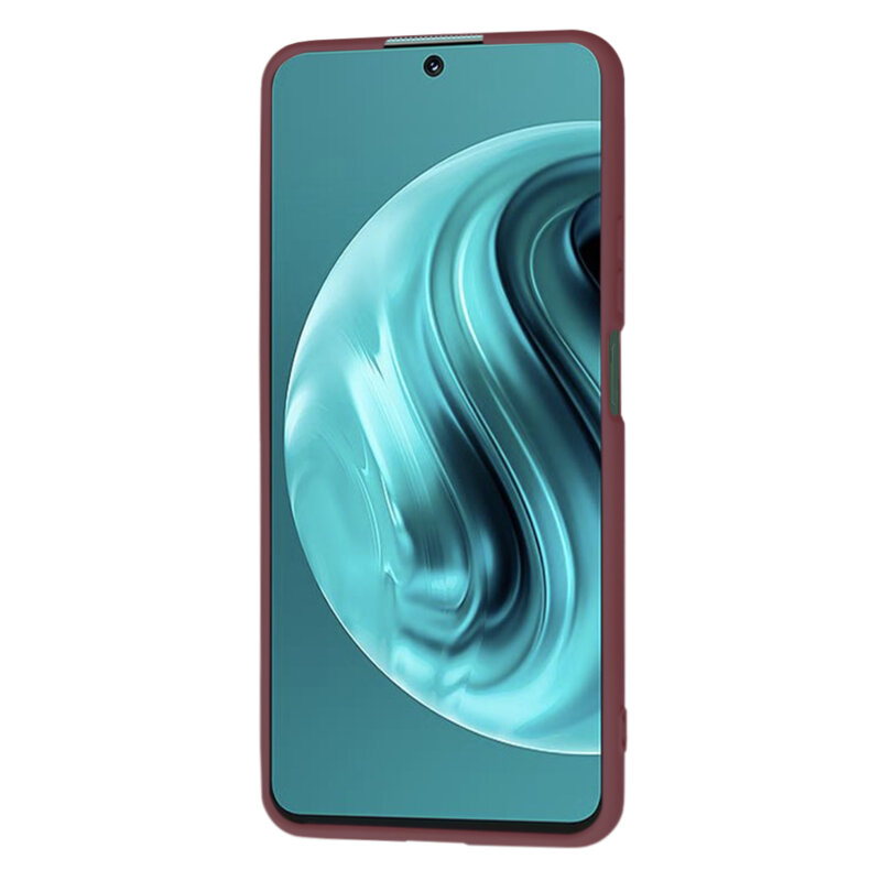 Husa silicon Huawei nova 12i Techsuit SoftFlex, bordo