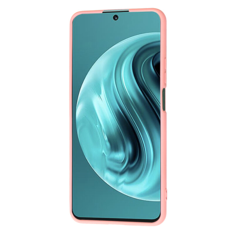 Husa silicon Huawei nova 12i Techsuit SoftFlex, roz