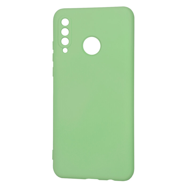 Husa silicon Huawei P30 Lite Techsuit SoftFlex, verde deschis