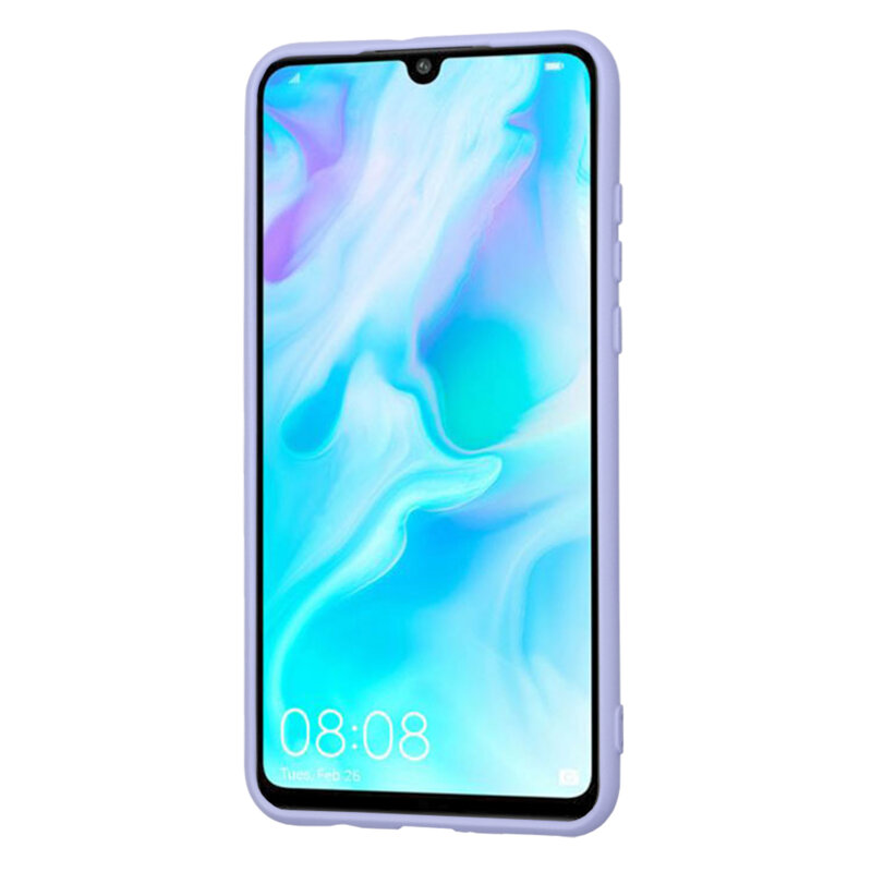 Husa silicon Huawei P30 Lite Techsuit SoftFlex, violet