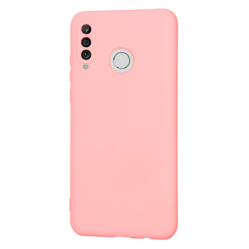 Husa silicon Huawei P30 Lite Techsuit SoftFlex, roz