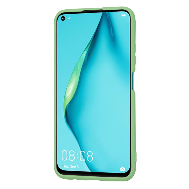 Husa silicon Huawei P40 Lite Techsuit SoftFlex, verde deschis