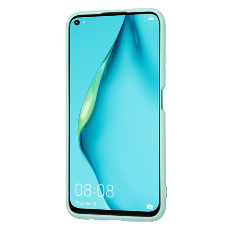 Husa silicon Huawei P40 Lite Techsuit SoftFlex, turcoaz
