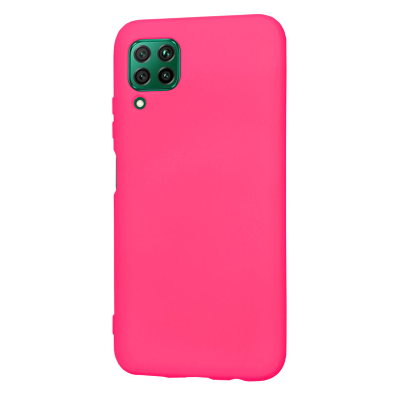 Husa silicon Huawei P40 Lite Techsuit SoftFlex, fucsia