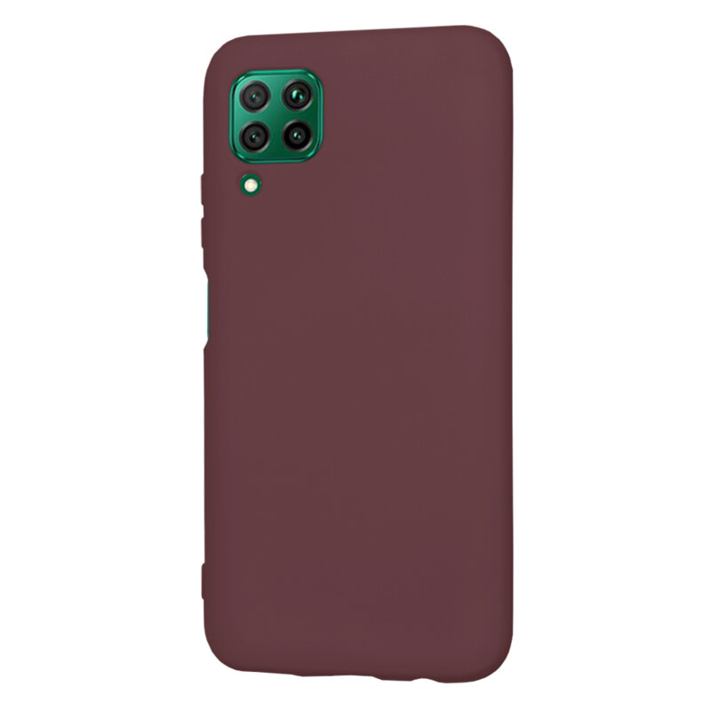 Husa silicon Huawei P40 Lite Techsuit SoftFlex, bordo