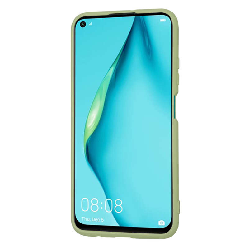 Husa silicon Huawei P40 Lite Techsuit SoftFlex, verde