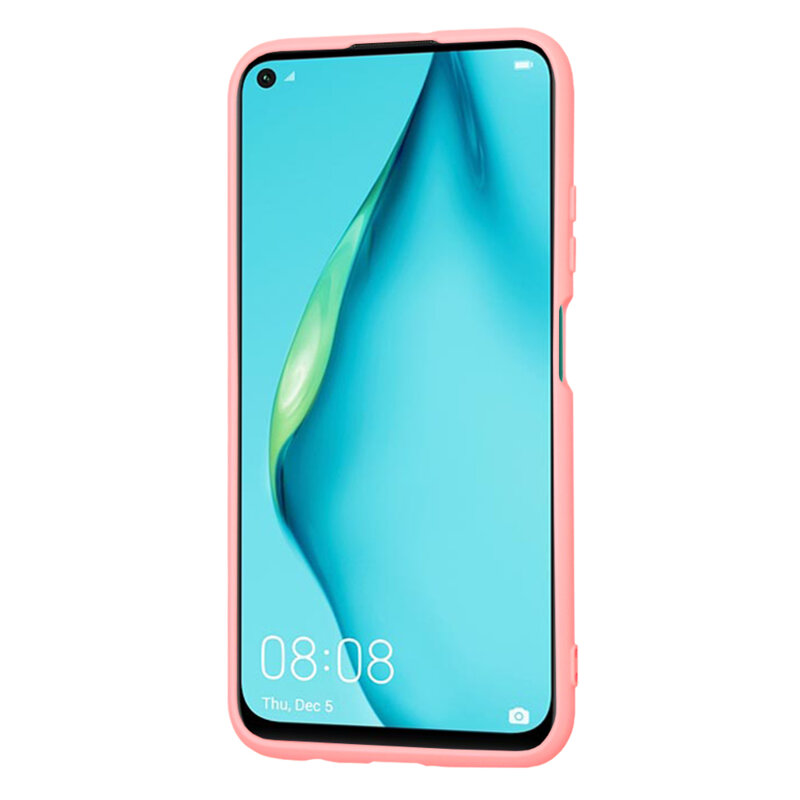 Husa silicon Huawei P40 Lite Techsuit SoftFlex, roz