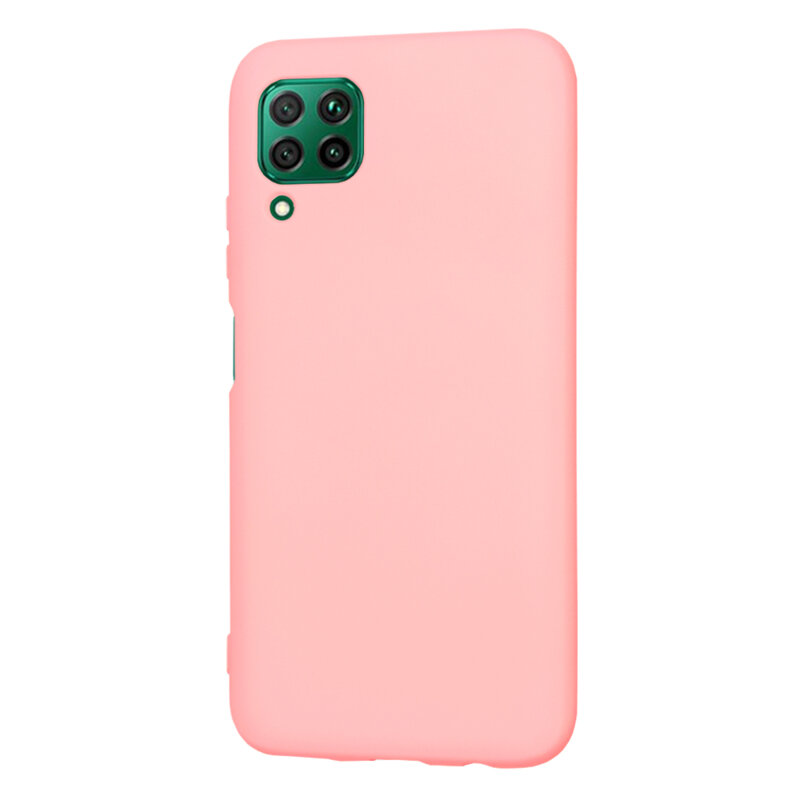 Husa silicon Huawei P40 Lite Techsuit SoftFlex, roz