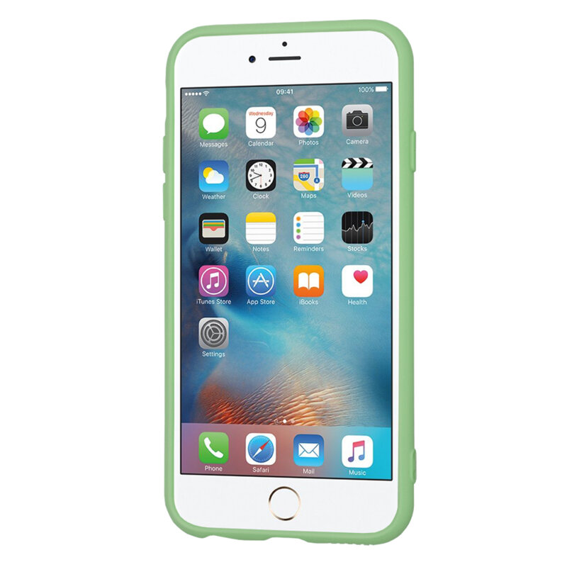 Husa silicon iPhone 6 / 6S Techsuit SoftFlex, verde deschis