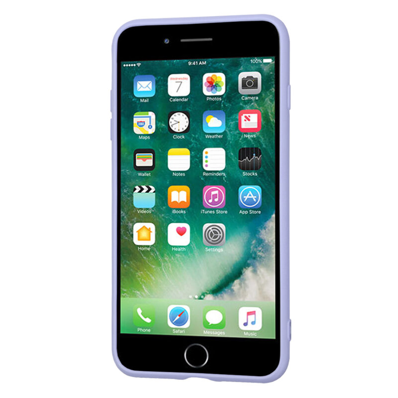 Husa silicon iPhone 7 Plus Techsuit SoftFlex, violet
