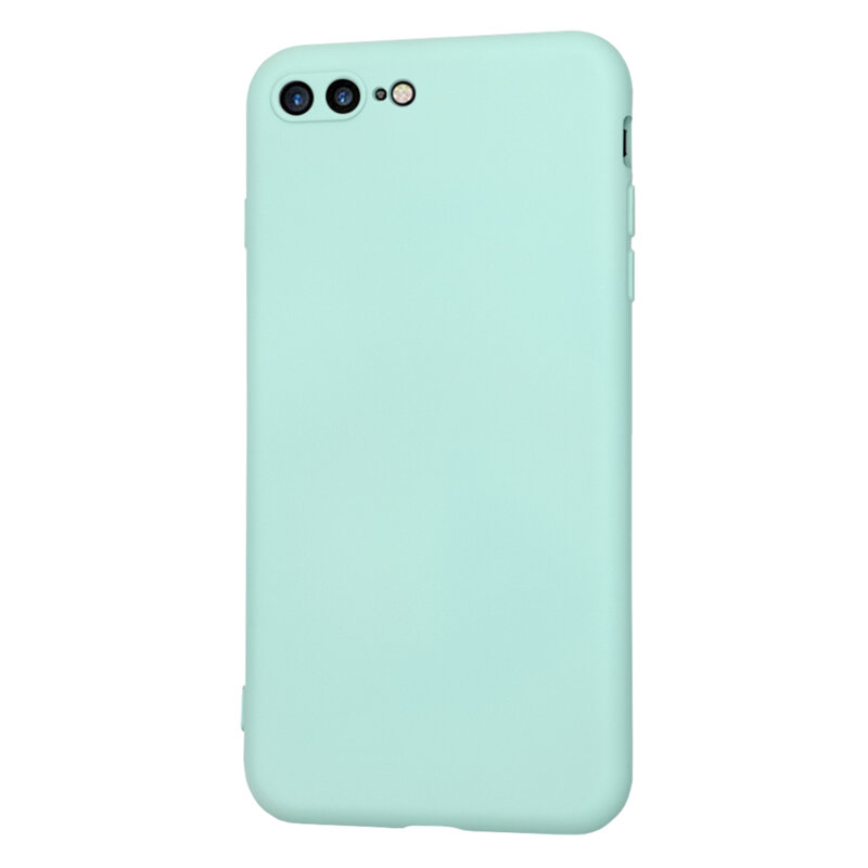 Husa silicon iPhone 7 Plus Techsuit SoftFlex, turcoaz