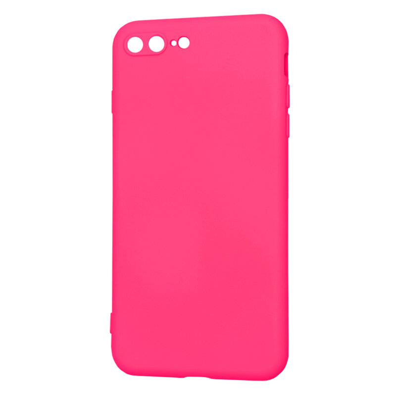Husa silicon iPhone 7 Plus Techsuit SoftFlex, fucsia