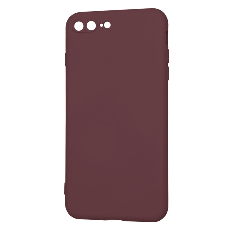 Husa silicon iPhone 7 Plus Techsuit SoftFlex, bordo