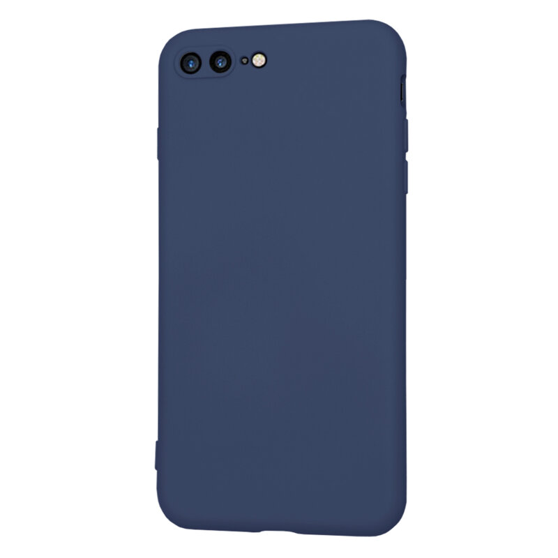 Husa silicon iPhone 7 Plus Techsuit SoftFlex, bleumarin
