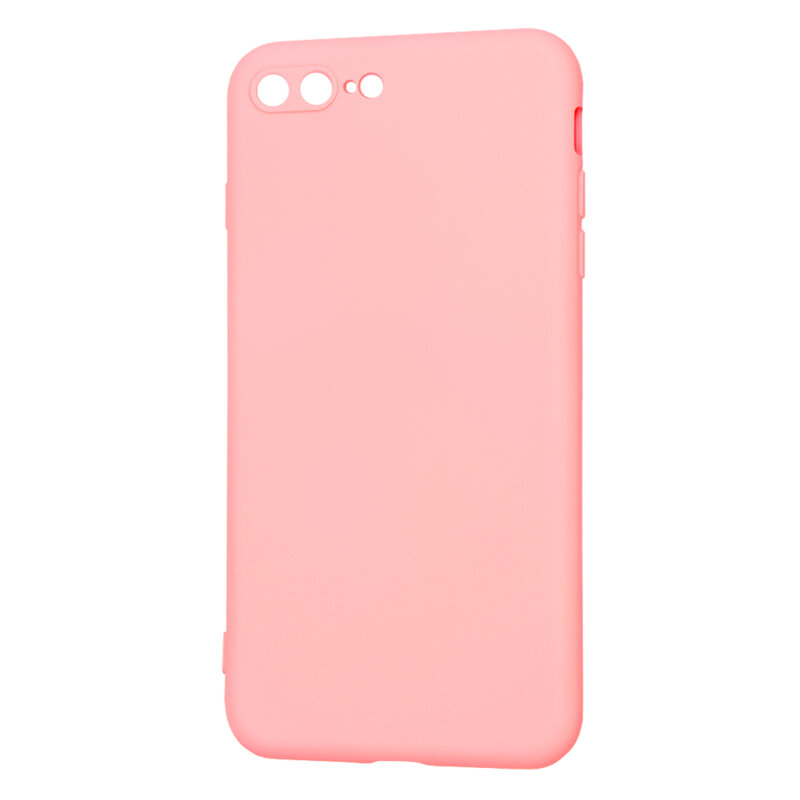 Husa silicon iPhone 7 Plus Techsuit SoftFlex, roz