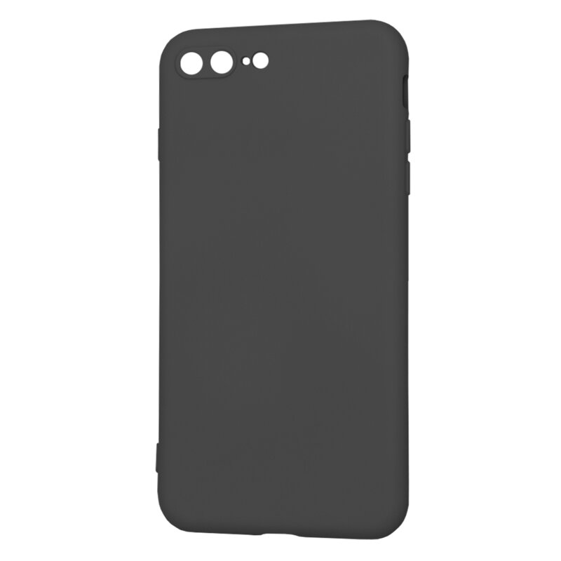 Husa silicon iPhone 7 Plus Techsuit SoftFlex, negru