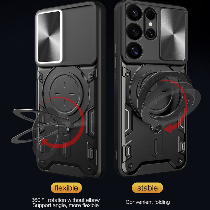 Husa Samsung Galaxy S25 Ultra Techsuit CamGuard Pro, albastru