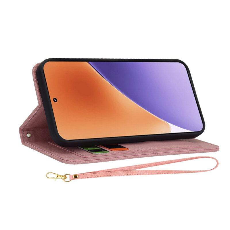 Husa personalizata fete Xiaomi 15 Techsuit FlipCraft, roz