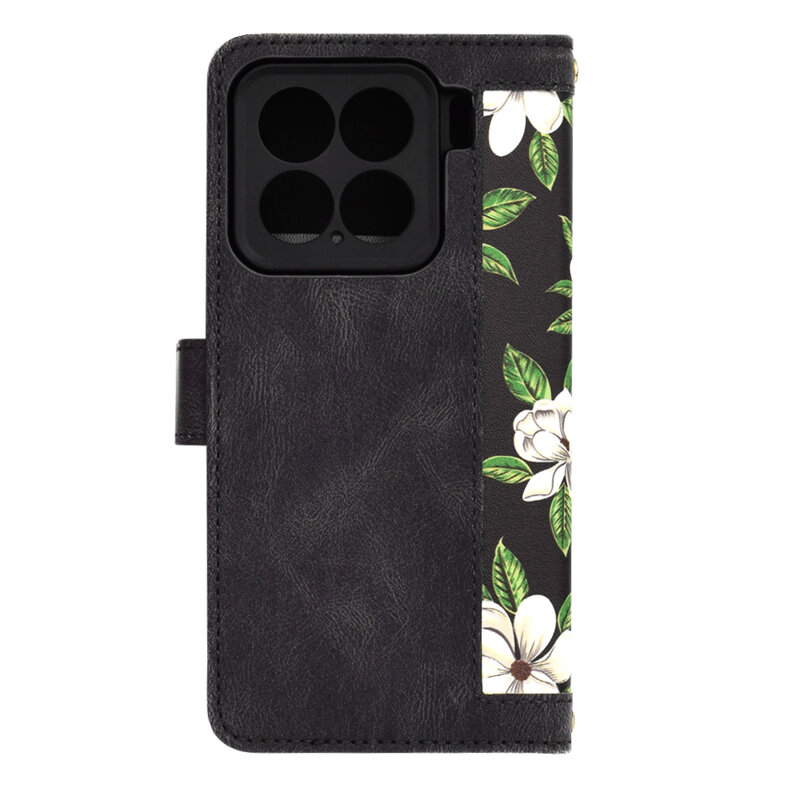 Husa personalizata fete Xiaomi 15 Techsuit FlipCraft, negru