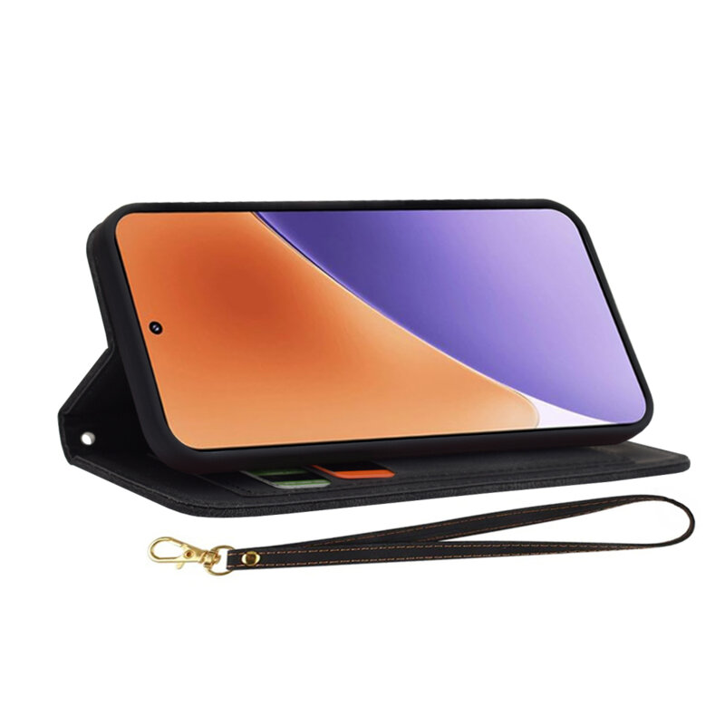 Husa personalizata fete Xiaomi 15 Techsuit FlipCraft, negru