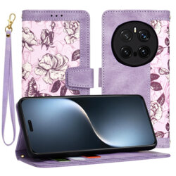 Husa personalizata fete Honor Magic7 Pro Techsuit FlipCraft, mov