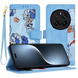 Husa personalizata fete Honor Magic7 Pro Techsuit FlipCraft, bleu