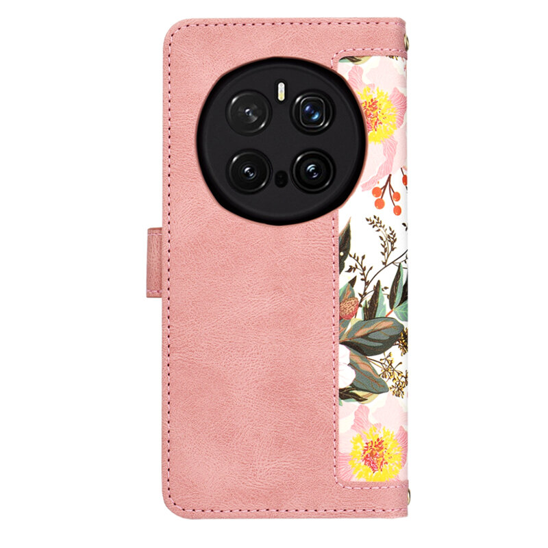 Husa personalizata fete Honor Magic7 Pro Techsuit FlipCraft, roz