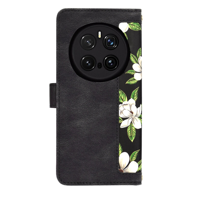 Husa personalizata fete Honor Magic7 Pro Techsuit FlipCraft, negru