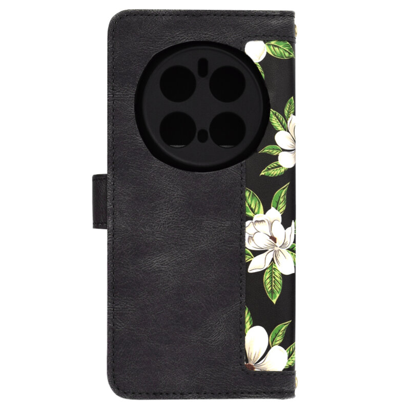 Husa personalizata fete Honor Magic7 Pro Techsuit FlipCraft, negru