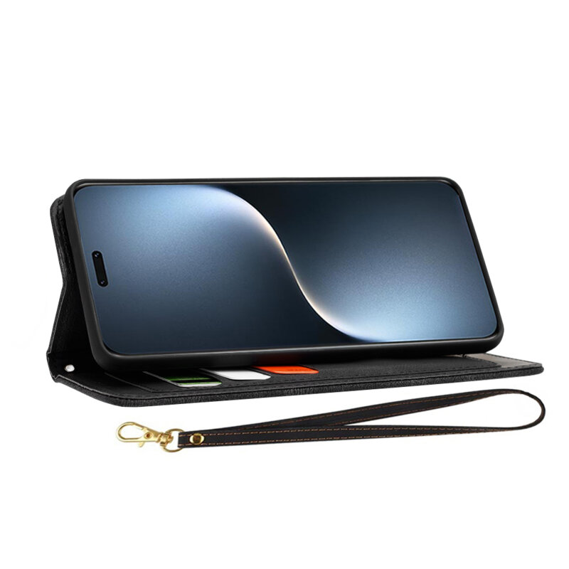 Husa personalizata fete Honor Magic7 Pro Techsuit FlipCraft, negru