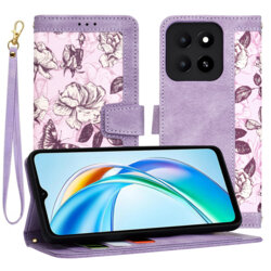Husa personalizata fete Honor X5b Techsuit FlipCraft, mov