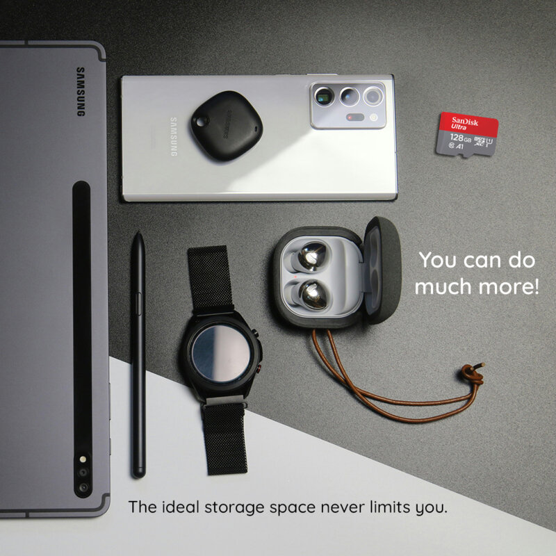 Card memorie 128GB + adaptor SanDisk, SDSQUAB-128G-GN6MA