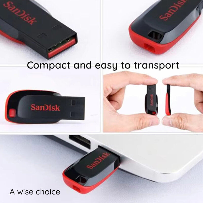Stick USB, memorie externa 128GB SanDisk, SDCZ50-128G-B35, negru