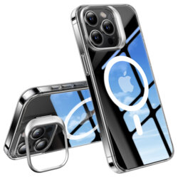 Husa iPhone 15 Pro Torras Lstand, transparenta