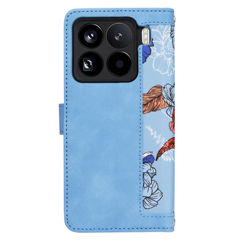 Husa personalizata fete Xiaomi 15 Pro Techsuit FlipCraft, bleu