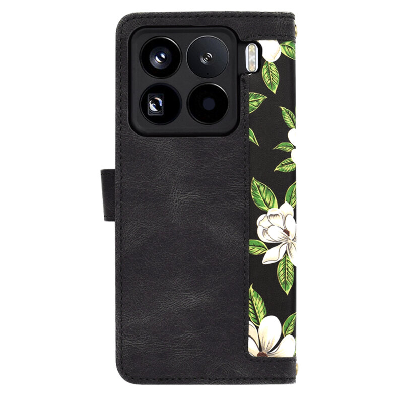Husa personalizata fete Xiaomi 15 Pro Techsuit FlipCraft, negru