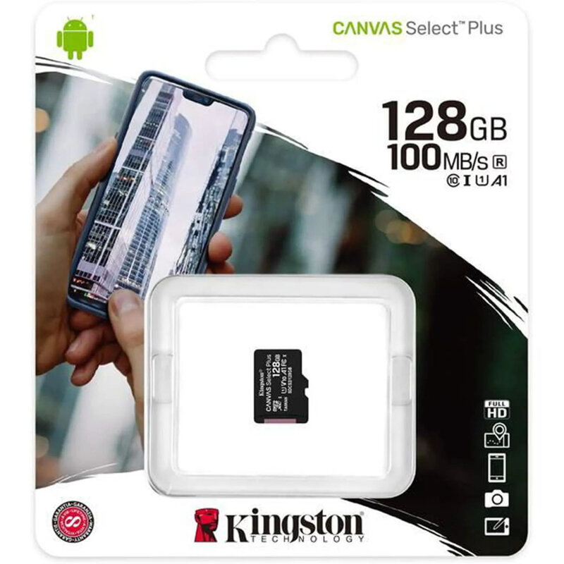 Card de memorie 128GB Kingston Canvas Select Plus, SDCS2/128GBSP