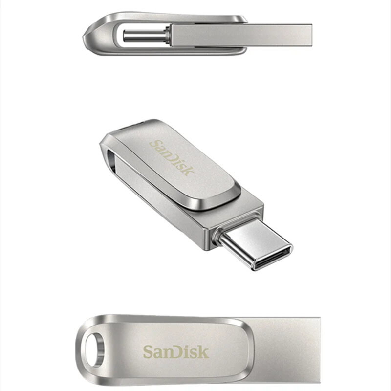Stick Type-C 256GB, USB 3.2 FlashDrive SanDisk, SDDDC4-256G-G46, gri