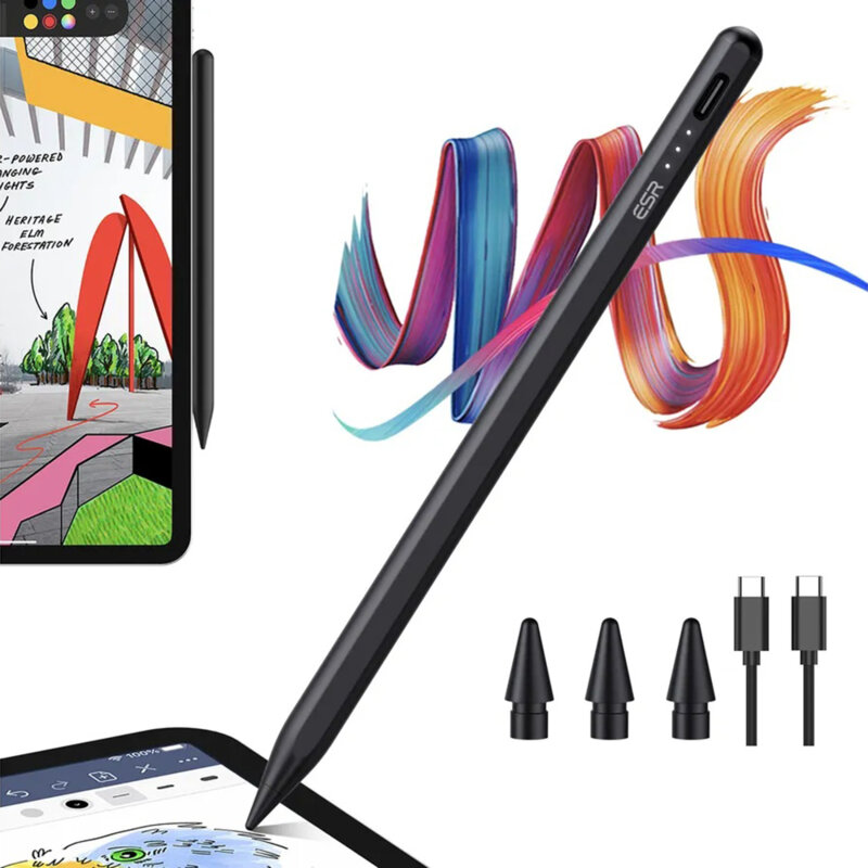 Stylus pencil USB-C, creion tableta Apple ESR Palm Rejection