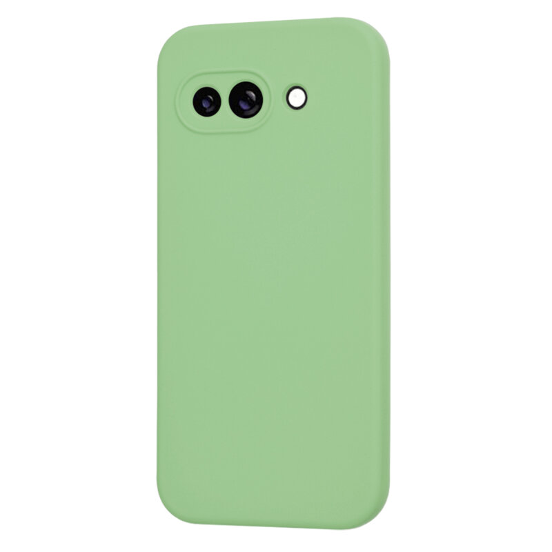 Husa silicon Google Pixel 9a Techsuit SoftFlex, verde deschis