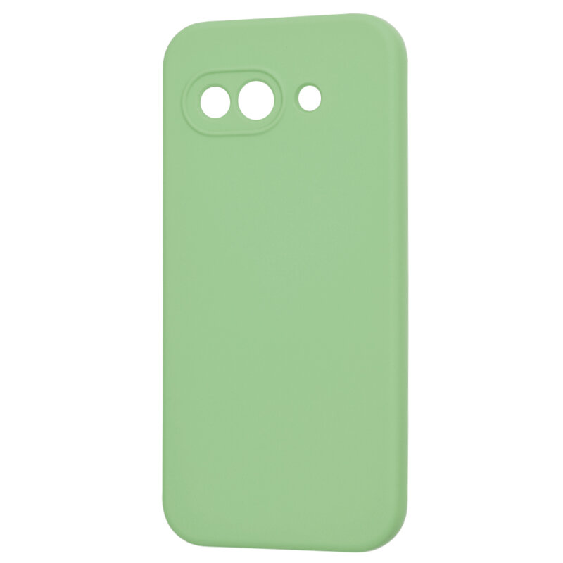 Husa silicon Google Pixel 9a Techsuit SoftFlex, verde deschis